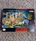 EVO Search For Eden Super Nintendo SNES CIB RARE Authentic 1993 Box Manual Game