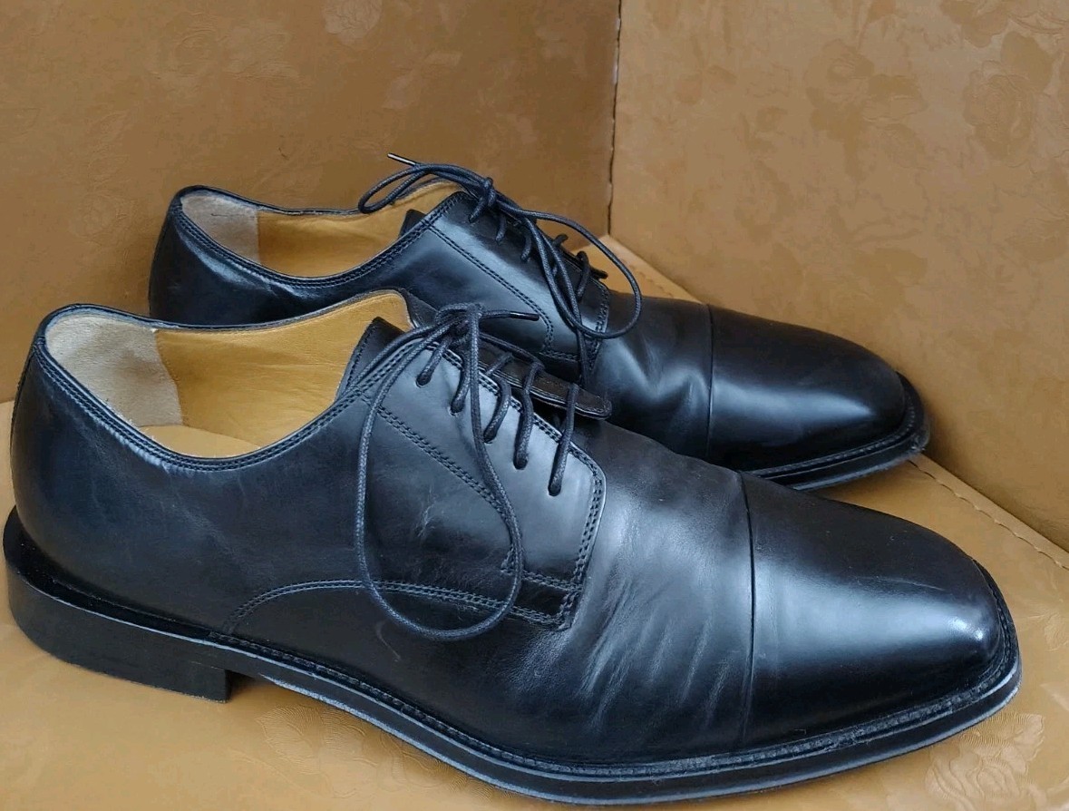 SAOLA Scarpe da uomo Johnston & Murphy nere US 10 5 in pelle