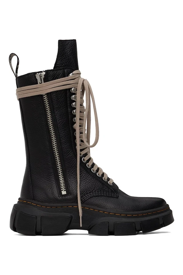 Botas de cuero negras Rick Owens X Dr. Martens 1918 talla para mujer’s 9 para hombre’s 7,5 Foto 2 de 4