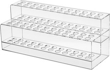 Clear Acrylic Pen Holder 2 Tier Pen Display Stand Pen Storage Organizer 48