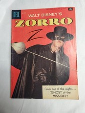 Walt Disney's Zorro Four Color 920 Toth Art Mid Grade 1958 Dell Vintage Comic
