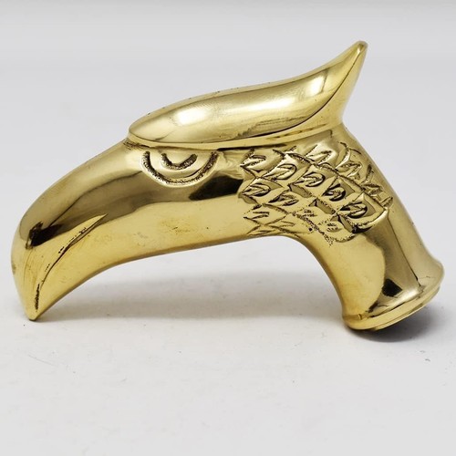 Brass Eagle Designer Beautiful Only Handle For Wooden Cane Walking Stick Gift - Picture 6 of 6