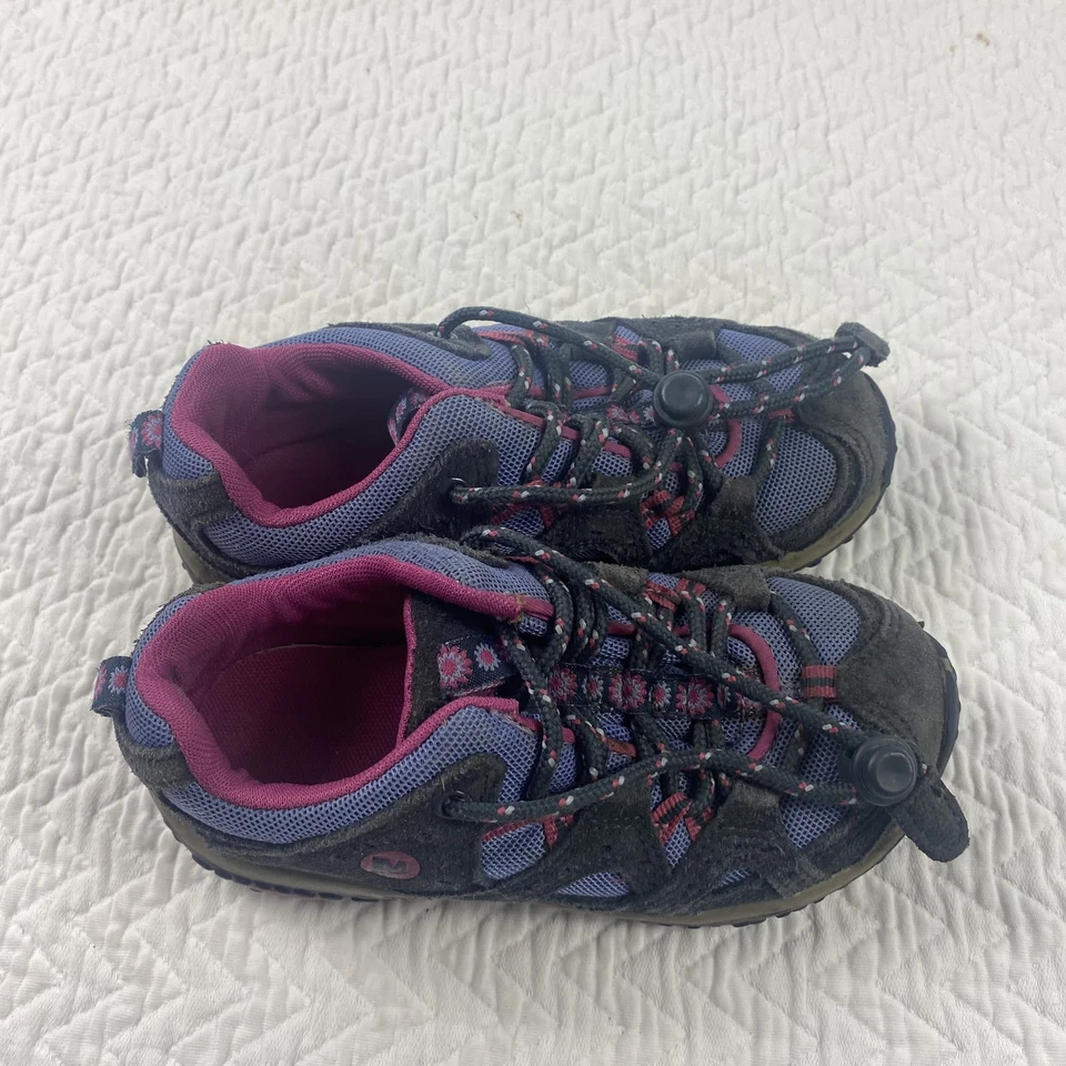 Merrell Zapatos Niños Talla 11 Aire Libre Senderismo Tenis Palanca Encaje Juvenil Foto 2 de 4