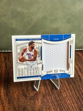 2024-25 Panini National Treasures - Colossal Materials Joel Embiid #CM-EMB /99