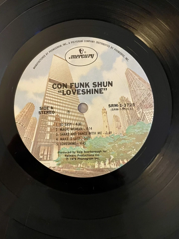 Con Funk Shun LOT 2x LP LOVESHINE/Touch VINYL 1978/80 Album 12” MERCURY RECORDS - Image 3 of 4