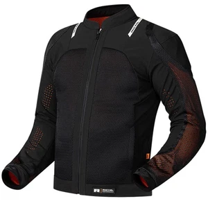 Richa Force 2 D3O Armoured Motorcycle Motorbike Base Layer Jacket Black Red