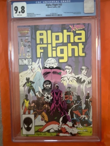 Alpha Flight #33 CGC 9.8 1986 Marvel 1st App Lady Deathstrike