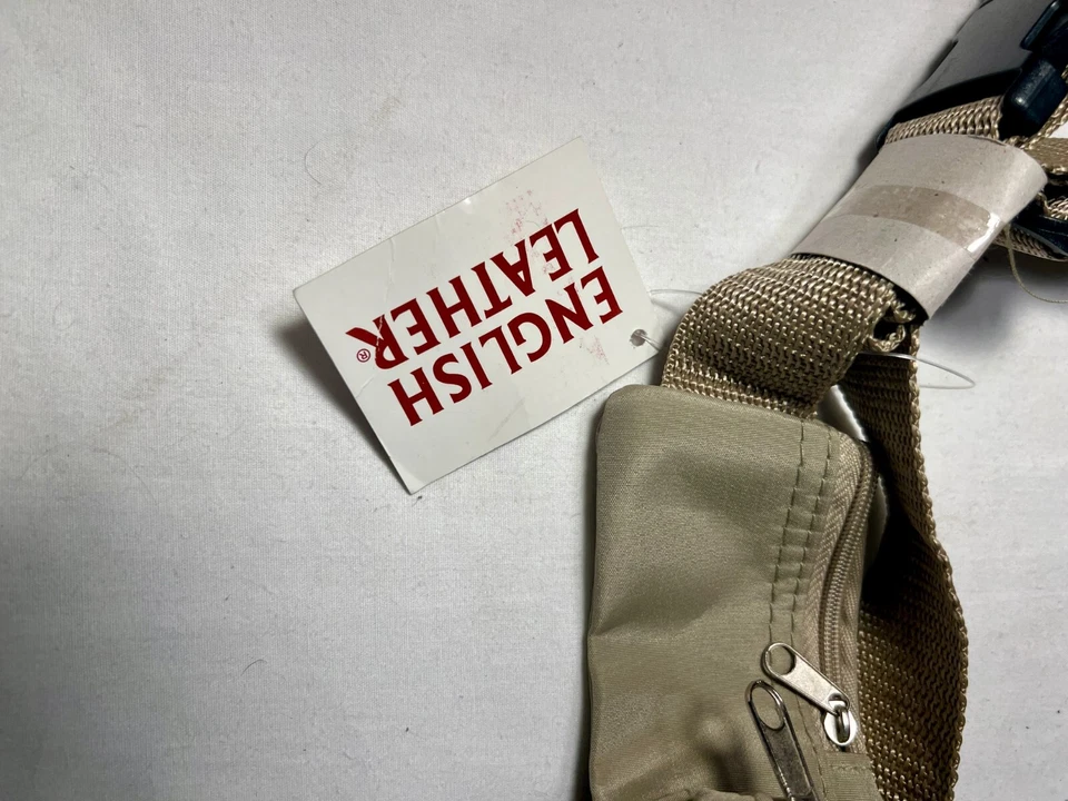 Riñonera unisex de cuero inglés nueva Foto 4 de 4