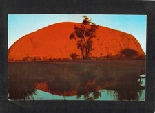 A8802 Australia NT Uluru Ayers Rock Qantas vintage (marked) postcard
