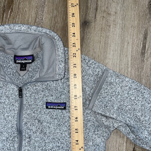 Patagonia Better Sweater® 1/4-Zip Women's Small Birch White 25617 - Picture 11 of 11