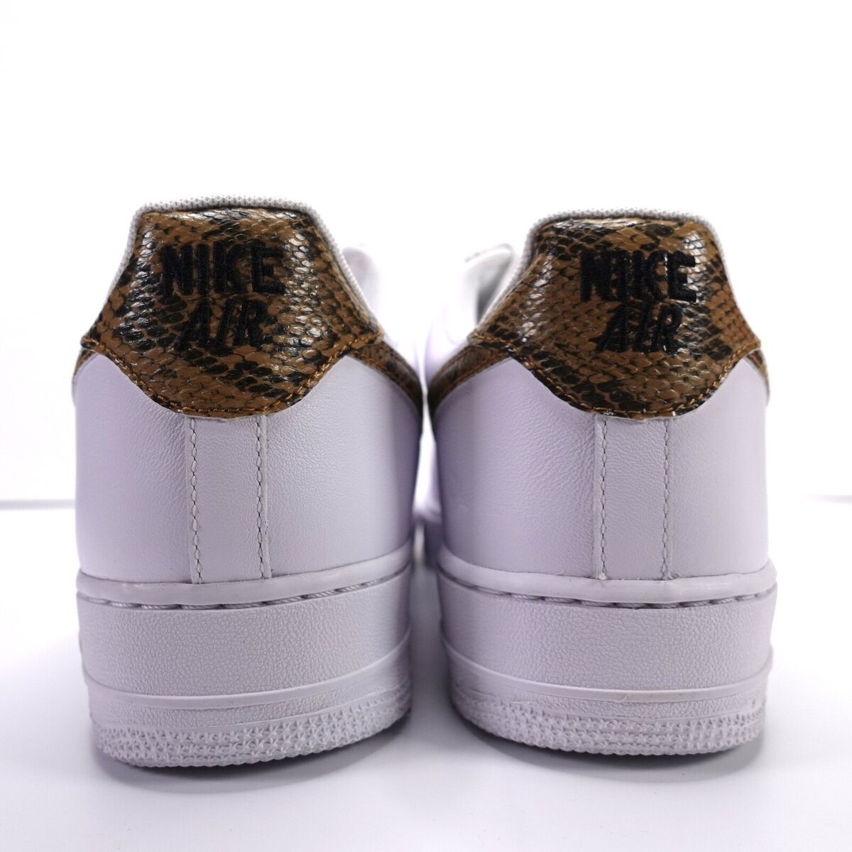 Nike Air Force 1 Low Retro PRM QS Ivory Snake White Gold AO1635 100 Size 11