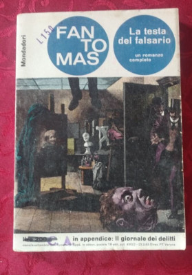 FANTOMAS N° 19  1964 LA TESTA DEL FALSARIO P.  SOUVESTRE M. ALLAIN MONDADORI