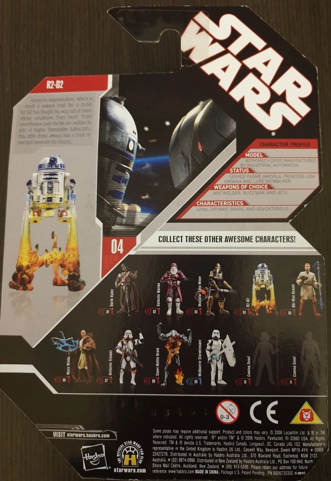 STAR WARS 30th, n 4 R2 D2, REVENGE OF THE SITH, EPISODIO III, HACE JUEGO CON n 8 - Imagen 2 de 3