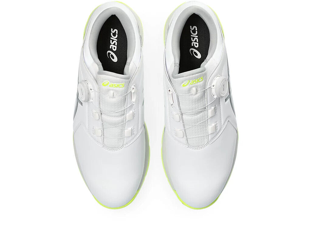 ASICS GEL-ACE PRO M BOA 1111A229 101 White Safety Yellow Golf Shoes