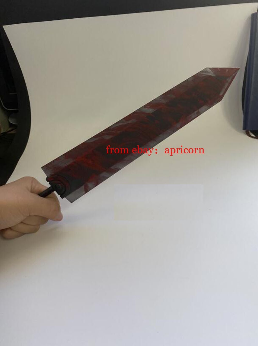 51 inch Anime Berserk Guts Dragon Great Sword,PVC Material Reproduction  Details,for Display,Collection,Stage Performance