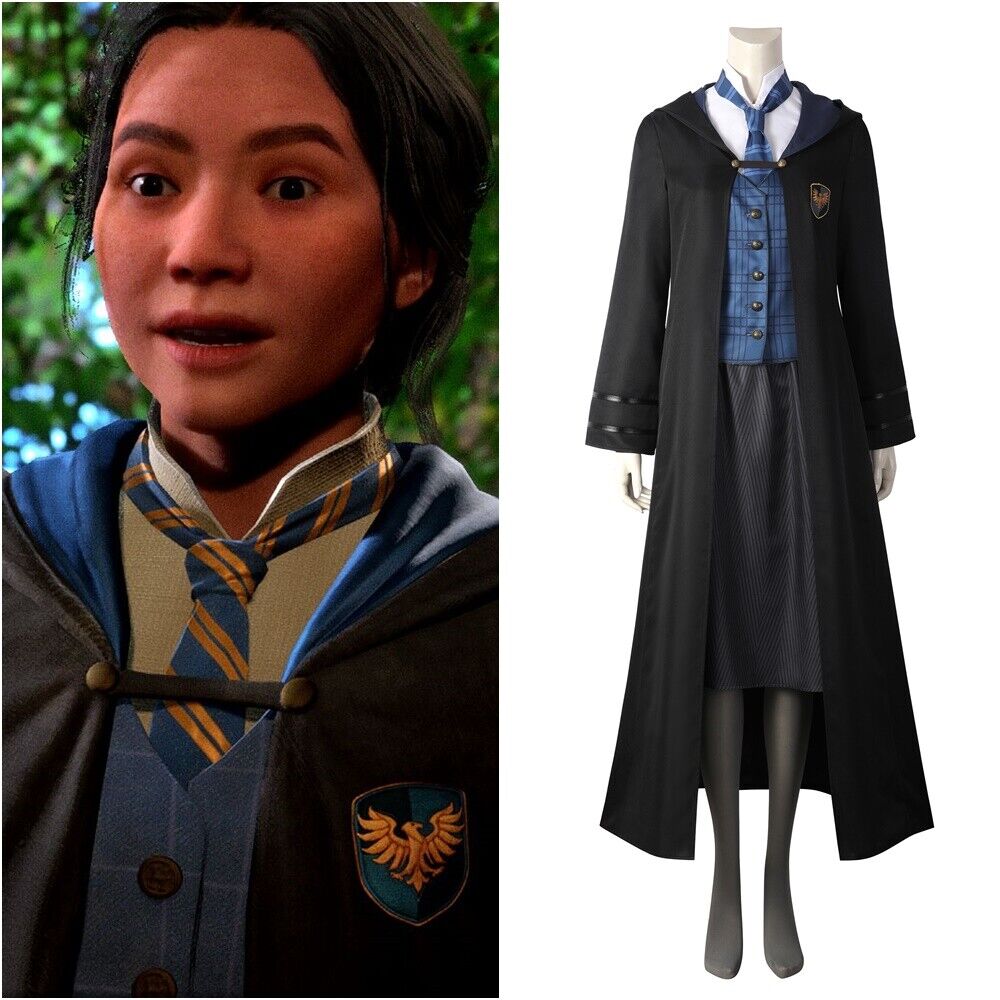 In Stock) Ravenclaw Costume Cosplay Cloak School Uniform Outfits