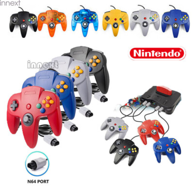 Wired N64 Controllers Upgraded Joystick Compatible N64 System Game Console