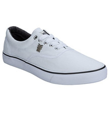 Fenchurch Mens Canvas Trainers Adults Plimsolls Pumps Sneakers White UK 11