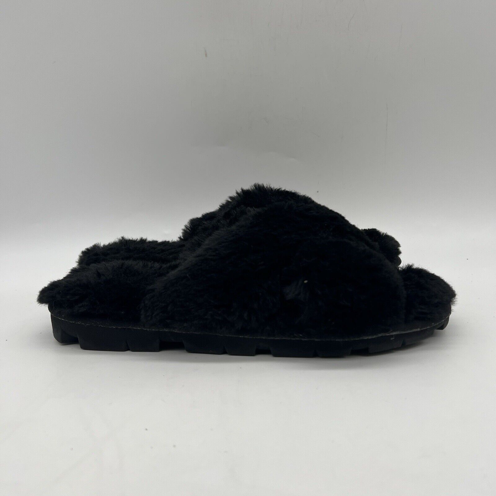 SAOLA SECRET TREASURES Ciabatte da donna 7 8 M suola a strappo antiscivolo pelliccia sintetica • Nero