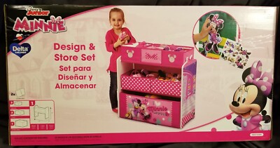 Disney Minnie Mouse 6 Bin Design and Store Toy Organizer by Delta Children