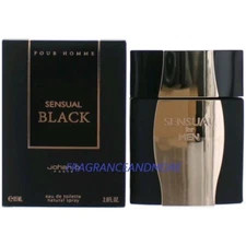 JOHAN B SENSUAL BLACK COLOGNE FOR MEN 2.8 OZ / 85 ML EAU DE TOILETTE SPRAY NIB