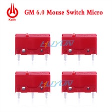 2 PACK GM 6.0 Red Micro Switch for Kailh Gaming Mouse Button 60 Million Clicks