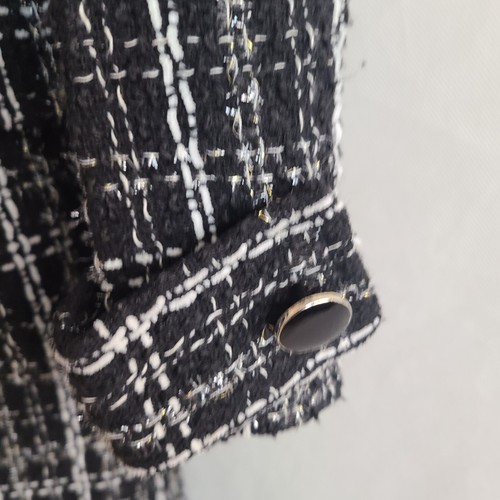 Women's Long Sleeve Tweed Jacket with Dress Set, 2-Pc - Picture 10 of 11
