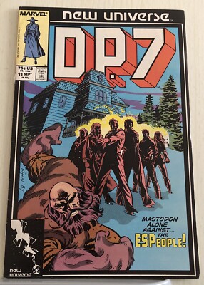 D.P.7 #11 DP7 New Universe September 1987,Marvel Comics & Bagged