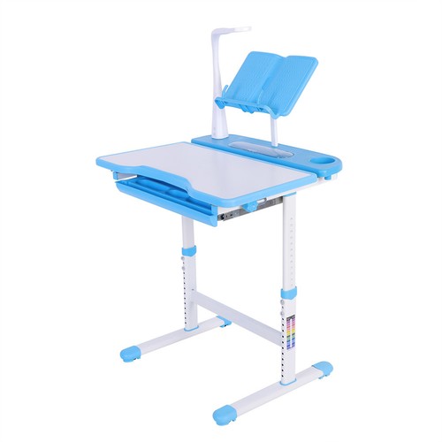 Children's Study Desk & Chair with Adjustable Heights & Lamp - Picture 8 of 17