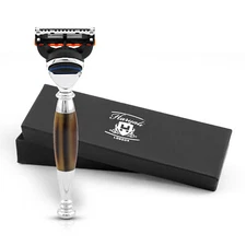 Luxury 5 Edge Razor for Men, Women’s Razor, Face Razor, Horn Imitation Handle