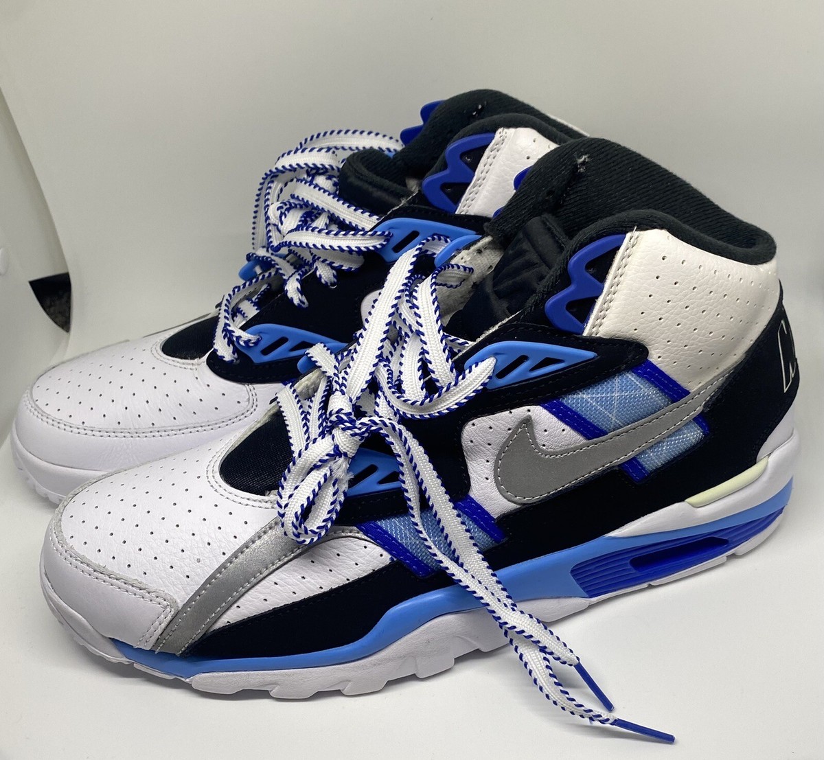 Nike Air Trainer SC High 3M Bo Jackson Kansas City Royal Size 9.5 New DQ7646-100 Taille 9,5 - Nike Air Trainer SC High 3M Bo Jackson Kansas  main image 3
