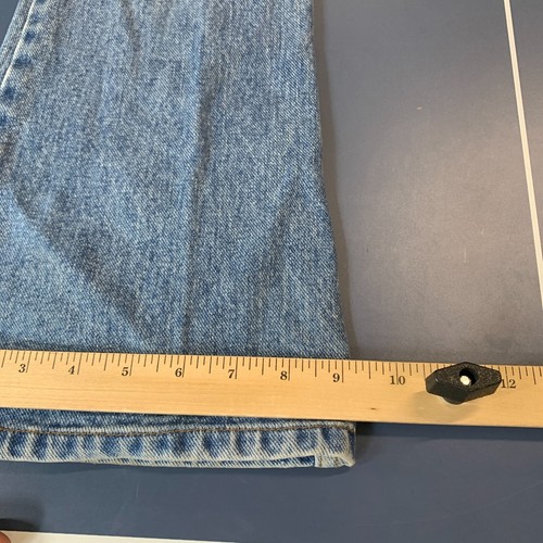 Vintage LEI Denim Flared Jeans Youth Girls Size 12 Fits 25x26.5 Blue - Picture 17 of 19