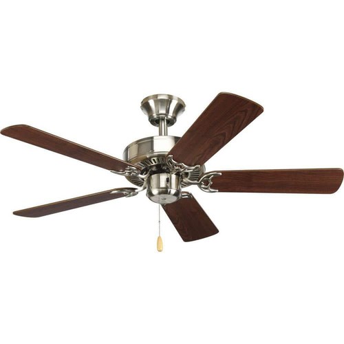 Progress Lighting Ceiling Fan 442" Standard Classic Brushed Nickel W/ Remote - Picture 8 of 8