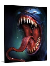 Venom Canvas 16x20 Marvel Comics WallArt Mancave Stan Lee Spider-Man Villan Hero