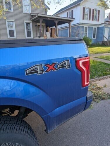 Set of 2: Ford F150 4x4 Decals Stickers red gray bed black side graphics FH1A6 - Picture 2 of 2