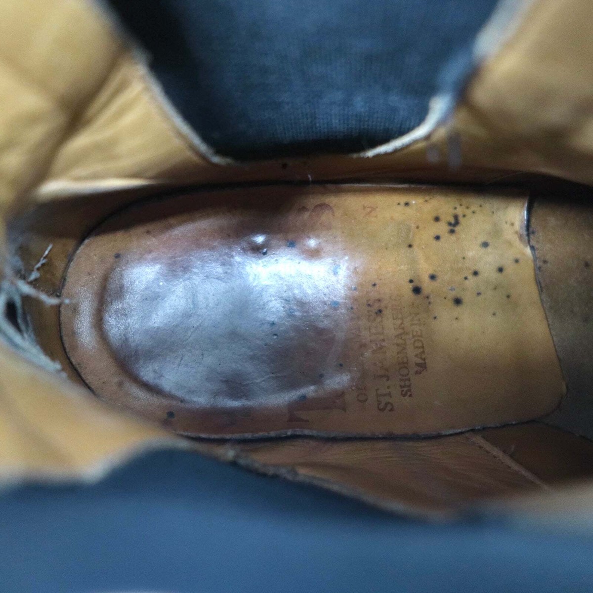 【Tricker‘s DANIEL St`James collection7】 Tricker's St.James Collection Chelsea Boots US7 Leather