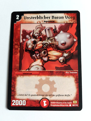 DUEL MASTERS DM- 01, UNSTERBLICHER BARON VORG 80/110, DEUTSCH, COMMON, EXZELLENT