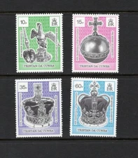 S1363   Tristan Da Cunha  1993   QEII  Coronation Anniversary   4v.   MNH