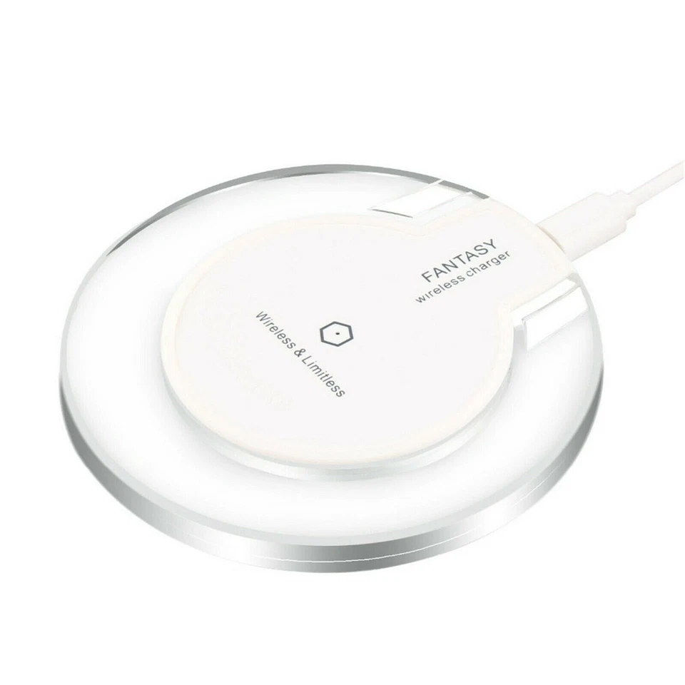 Qi Wireless Fast Charger Charging Pad Dock for Samsung iPhone Android Cell Phone - Image 4 of 4