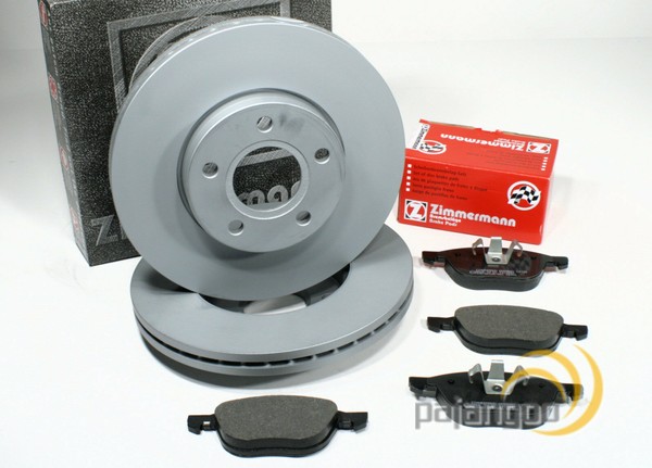 Zimmermann Bremsscheiben 278 Mm BremsbeläGe Vorne FüR Volvo C70 II Cabrio-image