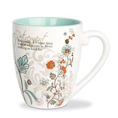 Pavilion Mark My Words Retirement Mug, 20-Ounce, 4-3/4-Inch