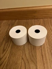 White Calculator Paper Rolls, 150 Foot Long Rolls, 2 Rolls