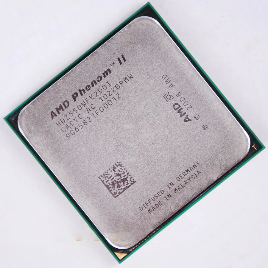 AMD Phenom II X2 550 Processor 3.1GHz HDZ550WFK2DGI Socket AM3 CPU 80W 4000MHz - Image 2 of 4