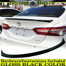 For 2018-2021 2022 2023 2024 Toyota Camry GLOSS BLACK Factory Style Spoiler Wing