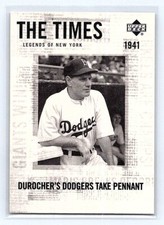 2001 Upper Deck Legends of New York #177 Leo Durocher