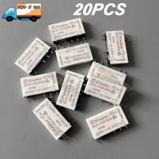 20PCS For Finder 34.51.7.024.0010 Power Relay 24VDC 6A 34.51.24VDC 5Pins SPDT US