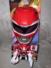Red Power Rangers Red Disguise Move A Mask Buddies Adjustable Toy Mask NEW