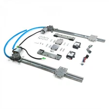 Street Rod Window Crank Switch Kit for 62-74 MO B E Body 3/8in 12in saginaw