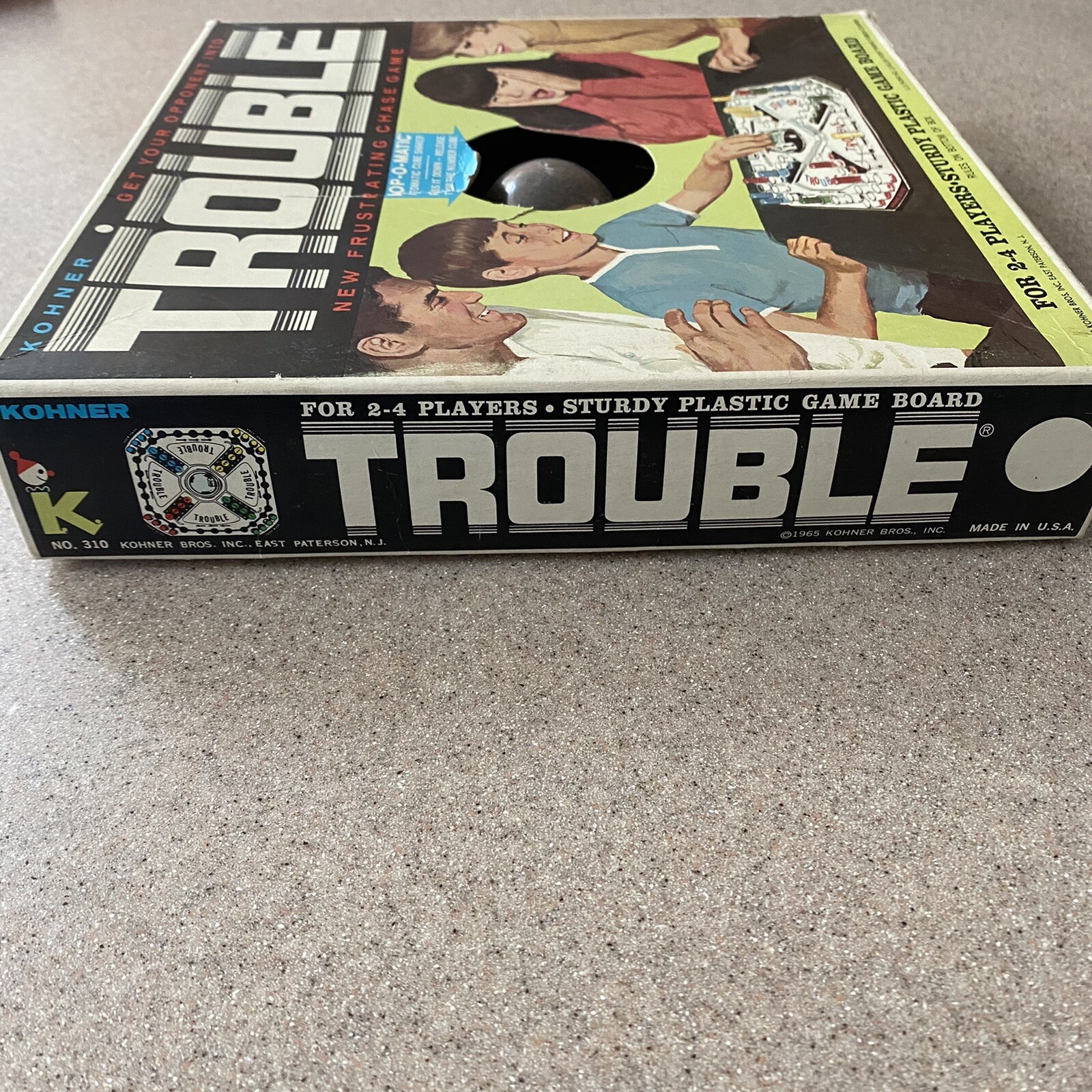 Vintage 1965 Trouble Board Game by Kohner No. 310 Original Complete U.S.A | eBay