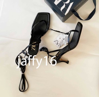 zara square toe heels